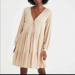 American Eagle Outfitters Floral Dress Yellow Orange Size S